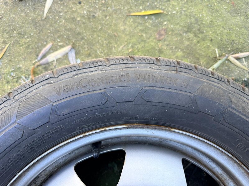 Set roti VW Transporter T5 / T6 Jante otel anvelope iarna Continental